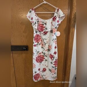 Floral Off-Shoulder Dress